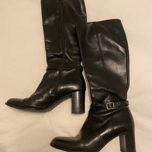 Leather J Crew Boots